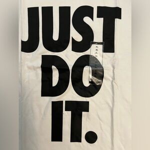 Nike white Just Do It t-shirt